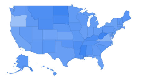 Google Trends Report 2015 Constipated State