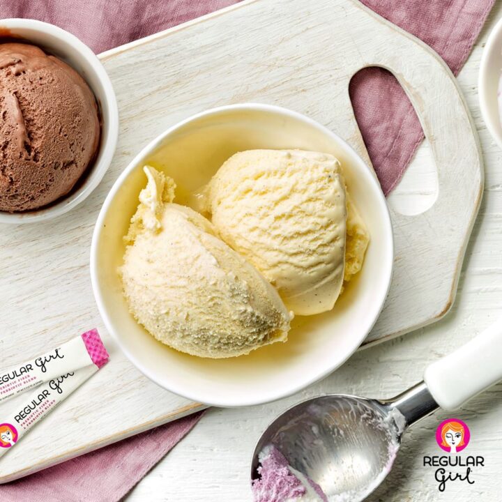 Ice cream + fiber + probiotics = new favorite summer dessert