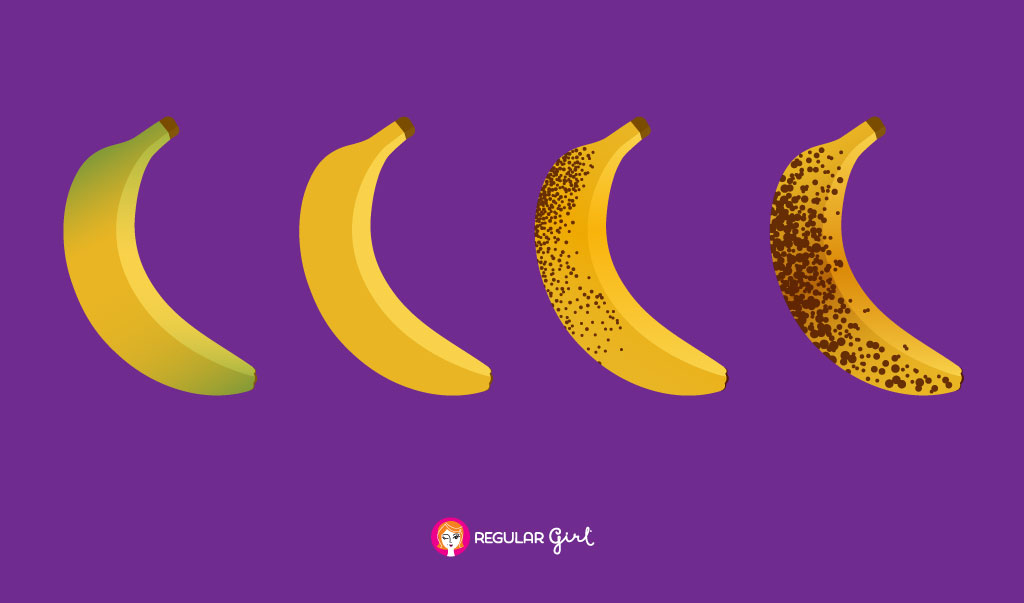 How ripe do you like your bananas? And what it means for your belly!