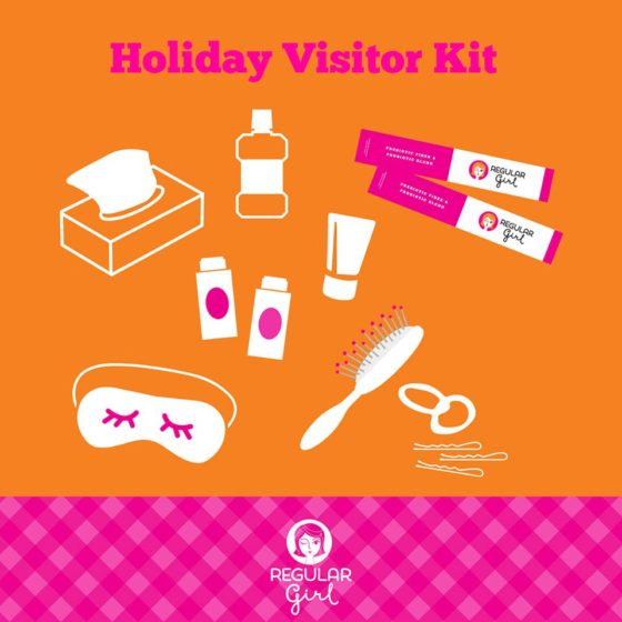 Regular Girl holiday visitor kit