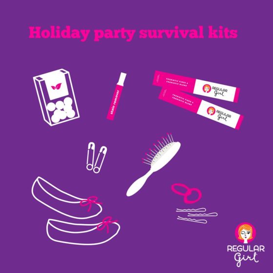 holiday party survival kits