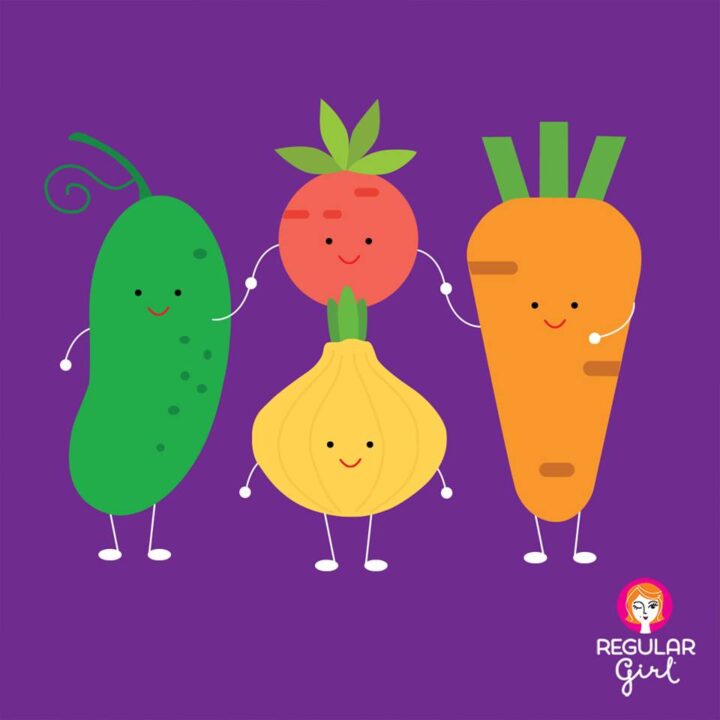 Pickled vegetables and fruits provide fiber