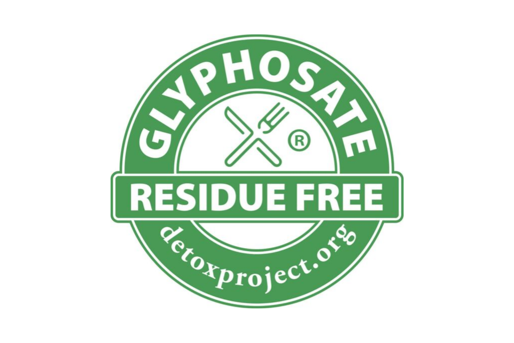 Certified Glyphosate Residue Free