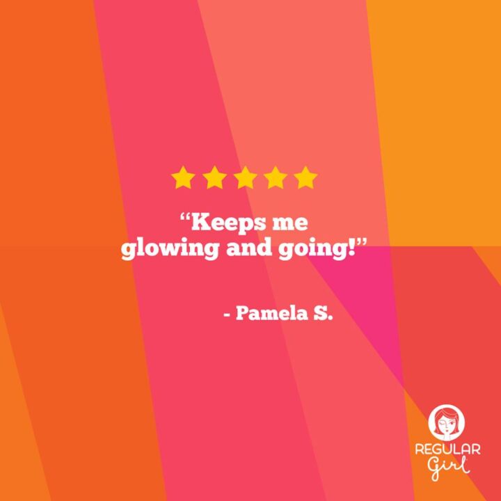 Keep on glowing and going, Pamela!