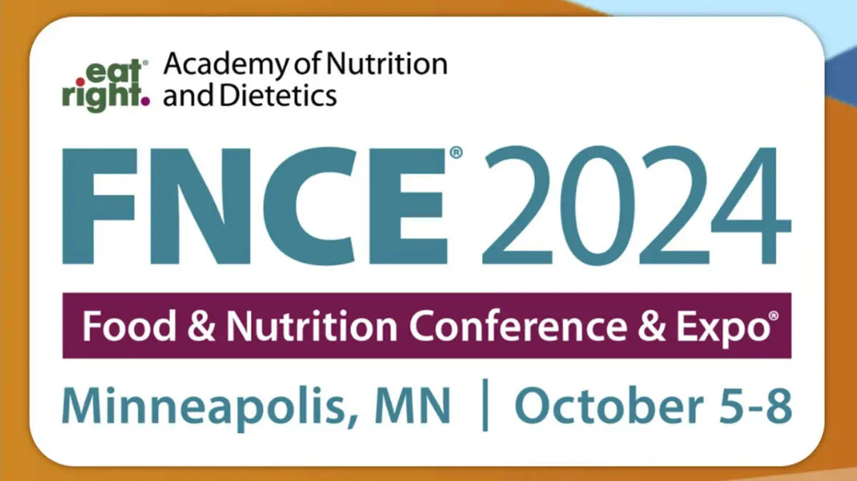 eat right Academy of Nutrition and Dietetics FNCE 2024 Food and Nutrition Conference and Expo